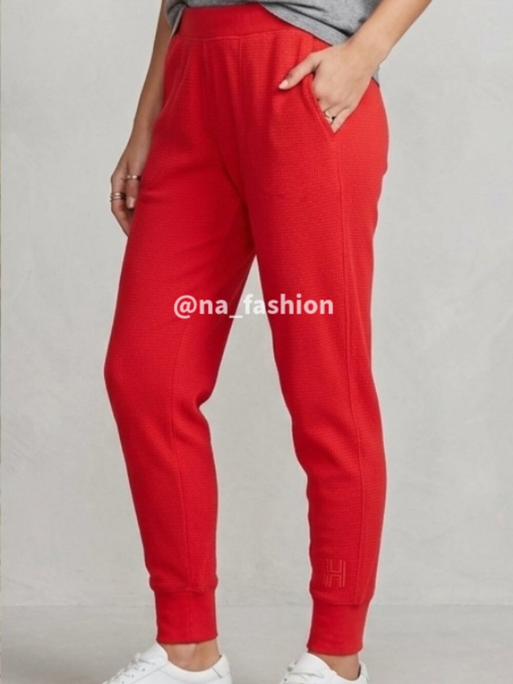 NWT-M-J.Crew Pajama jogger pant in waffled cotton